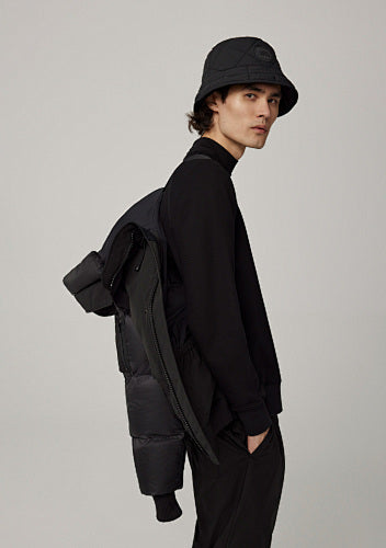 Canada Goose Quilted Zip-Up Jacket with Stand Collar