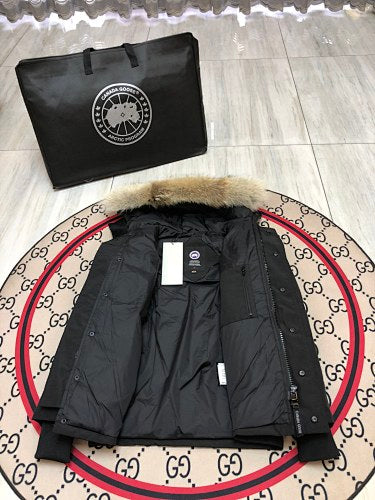 Canada Goose Black Quilted Hooded Parka – Men's & Women's Styles (14)
