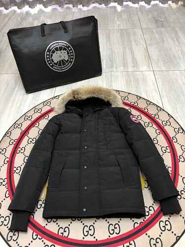 Canada Goose Black Quilted Hooded Parka – Men's & Women's Styles (14)