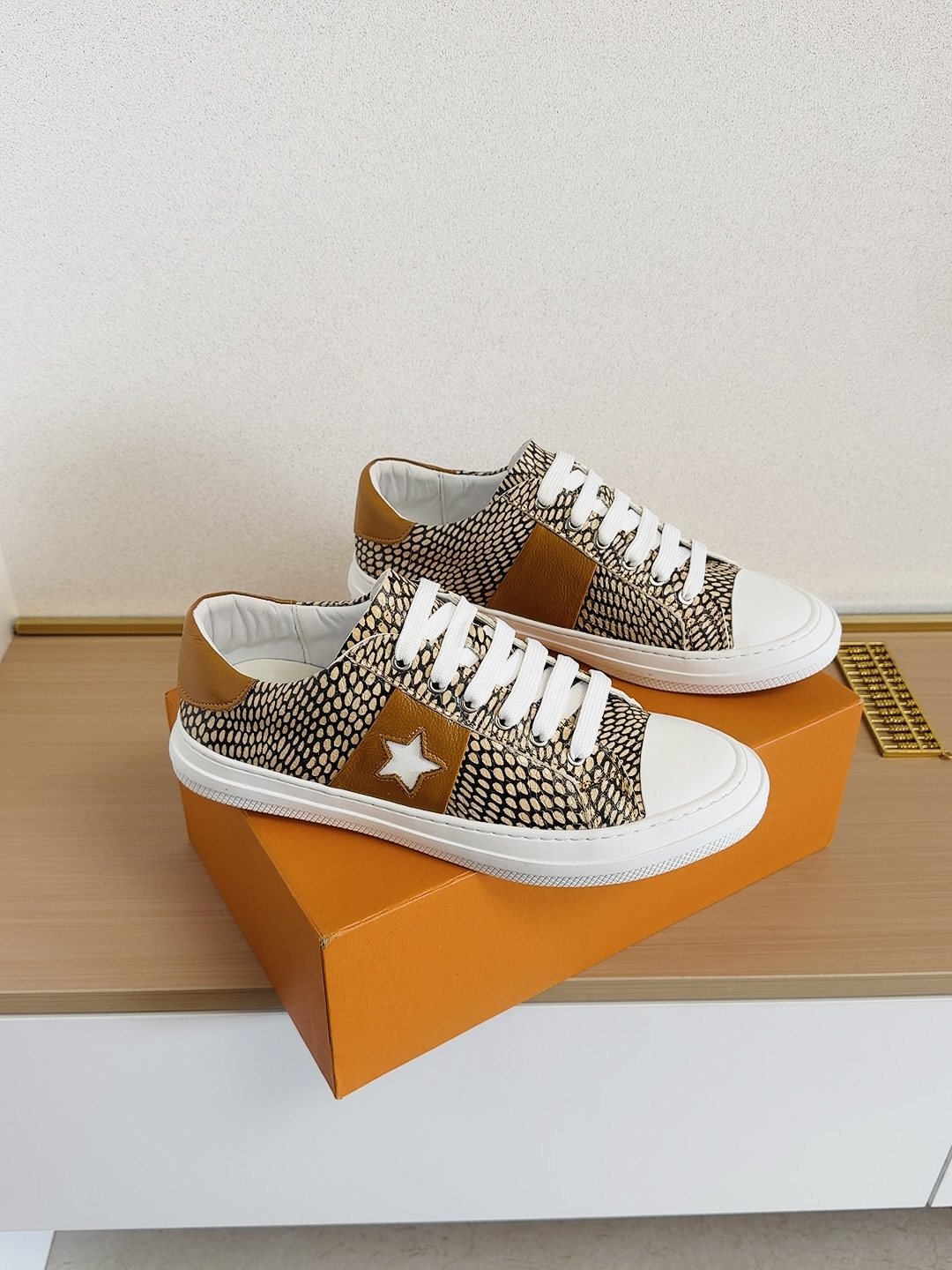 Louis Vuitton Men's Star-Panel Low-Top Sneakers