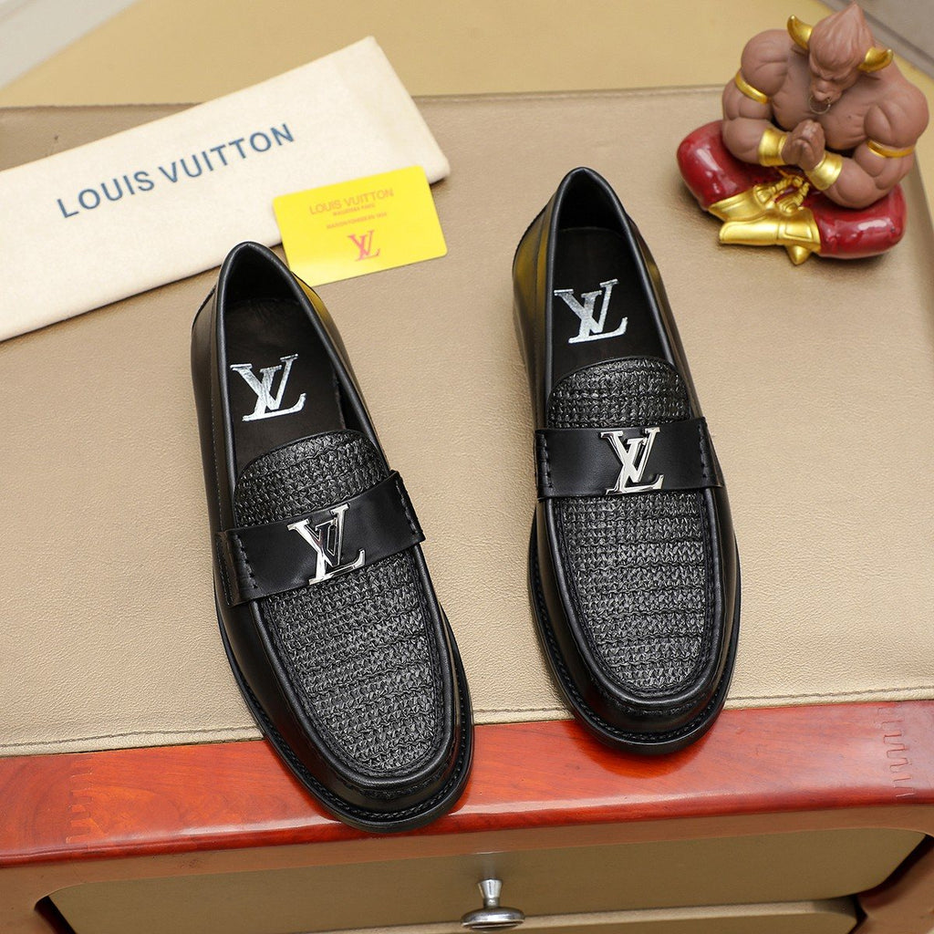 Louis Vuitton Woven Vamp Men’s Loafers