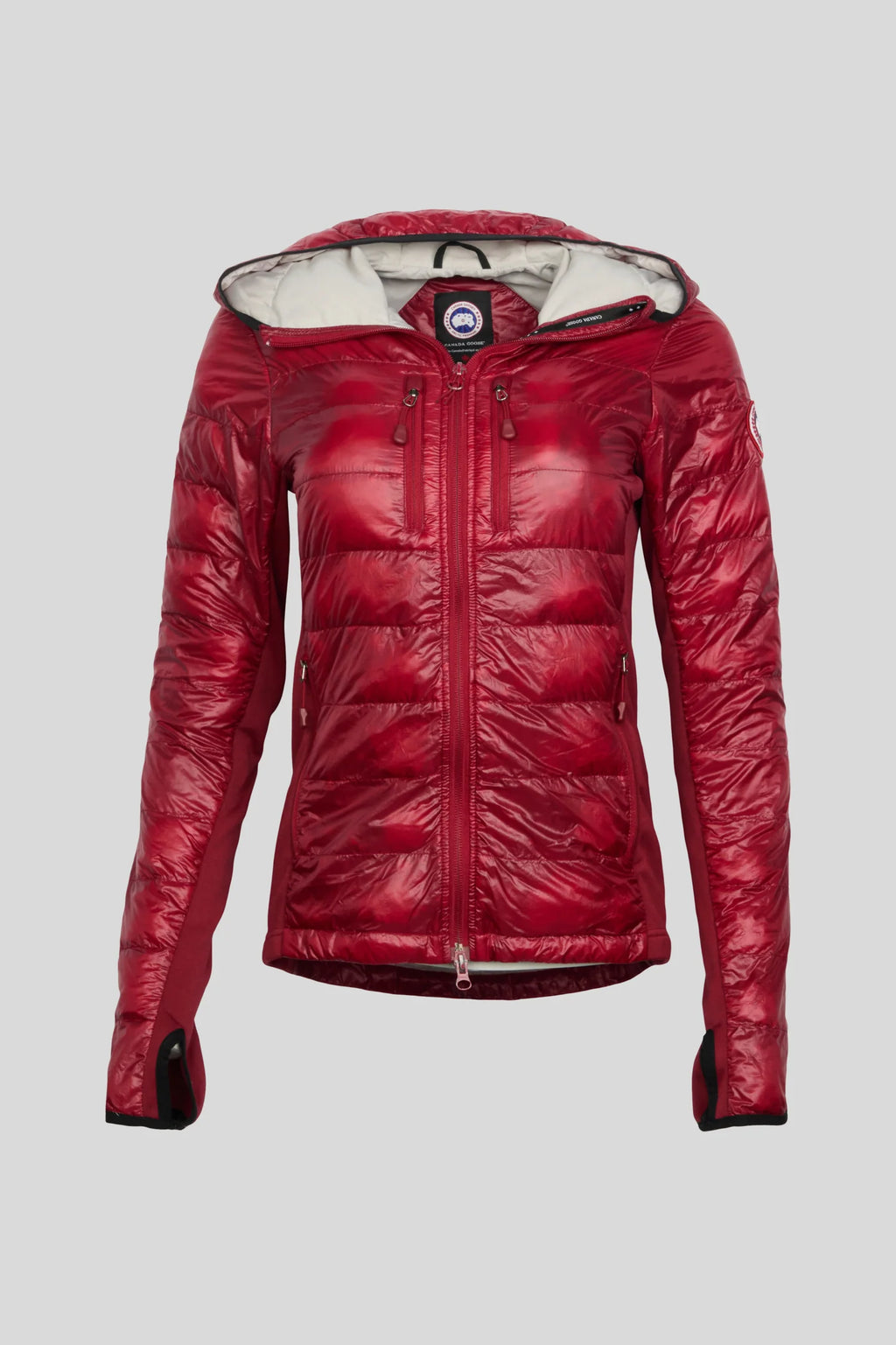 Canada Goose HyBridge Lite Hooded Quilted Jacket – Red